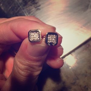 “ 💎 “ Diamomds. Real yellow gold diamond earrings